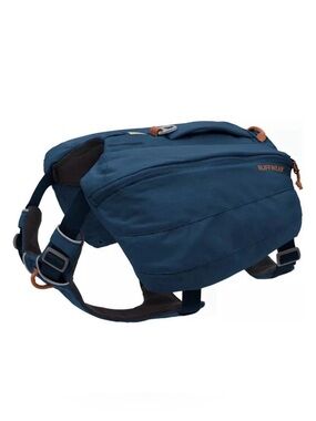 NEW Ruffwear Front Range Day Pack Size Medium Saddlebag Dog Harness in Blue Moon